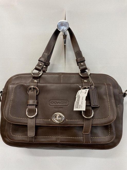 Vist Large View of Product Image Which is Used Coach Large Leather Handbag