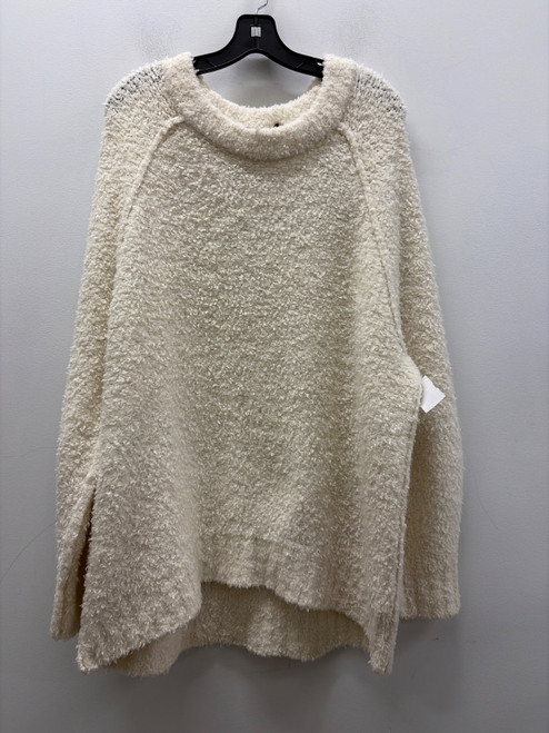 Vist Large View of Product Image Which is Used Ivory Free People Heavyweight Teddy Sweater/Tunic L-12/14