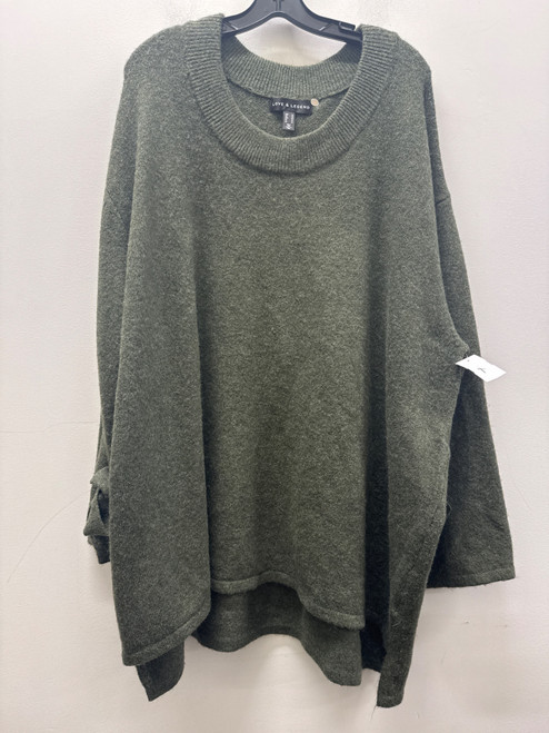 Vist Large View of Product Image Which is Used Green Plus Love And Legend Lightweight Sweater 4X-24