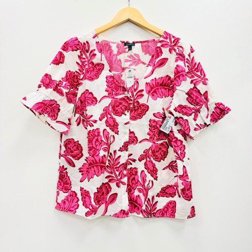 Vist Large View of Product Image Which is Used Talbots Short Sleeve Top M-8/10