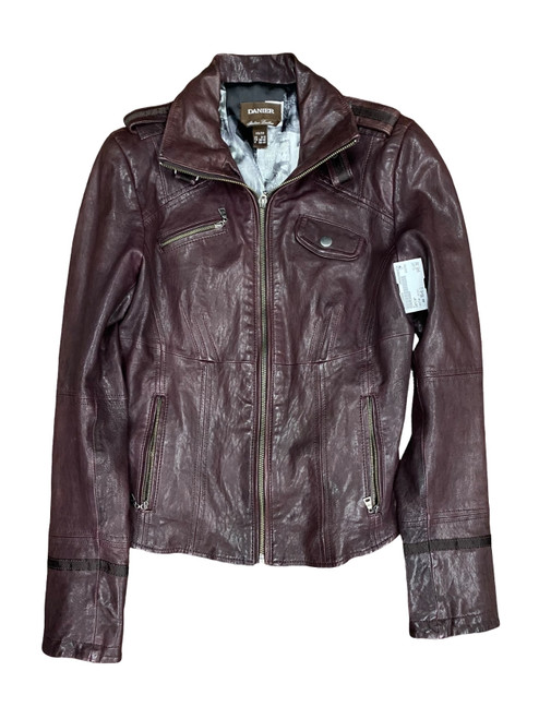 Vist Large View of Product Image Which is Used Danier Leather Jacket XS-0/2