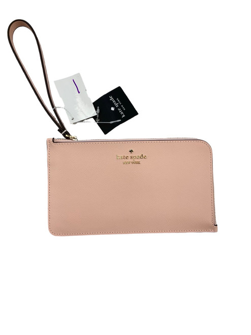 Vist Large View of Product Image Which is Used Kate Spade New York Leather Wristlet