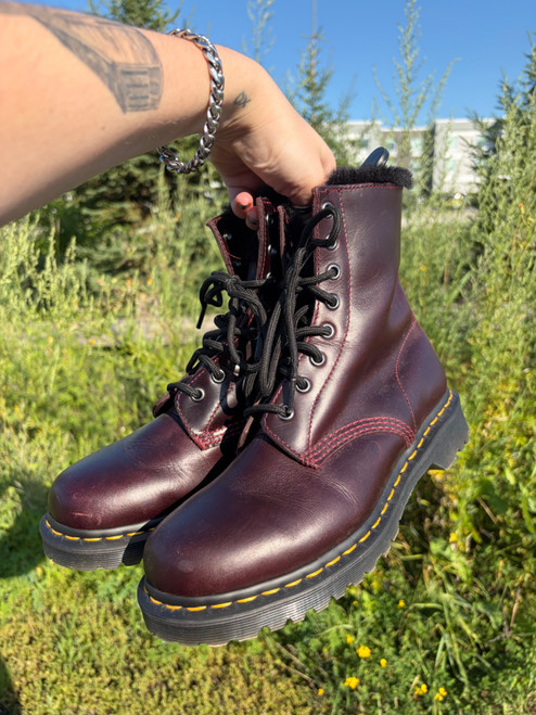 Vist Large View of Product Image Which is Used Dr. Martens Ankle Boots 8