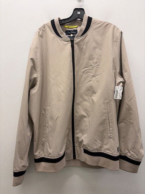 Vist Large View of Product Image Which is Use Tan Psycho Bunny Men's Light Jacket XL