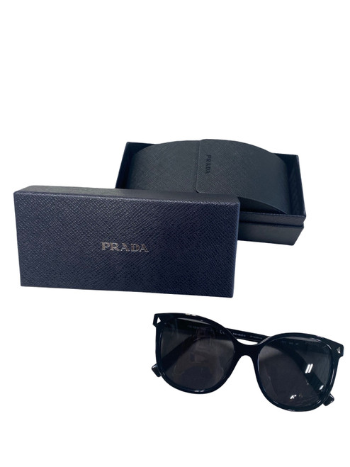 Vist Large View of Product Image Which is Used Prada black Sunglasses
