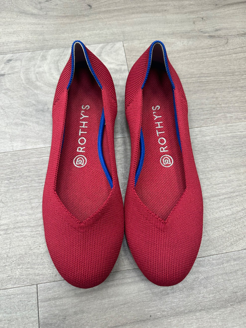 Vist Large View of Product Image Which is Used Rothy's Flats 8.5