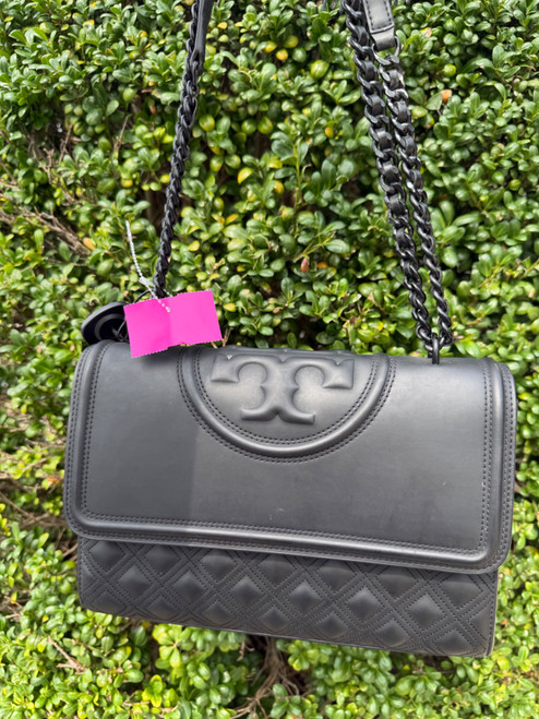 Vist Large View of Product Image Which is Used Tory Burch Small Leather Handbag
