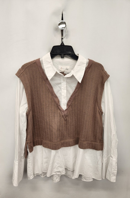 Vist Large View of Product Image Which is Used Anthropologie Long Sleeve Top M-8/10