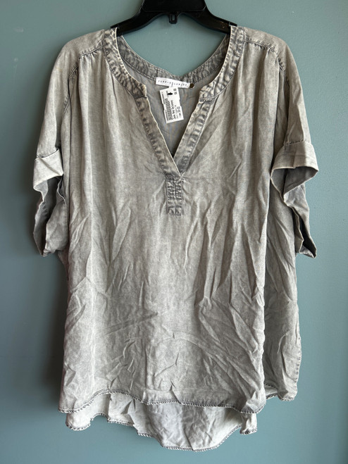 Vist Large View of Product Image Which is Used Jane And Delancey Short Sleeve Top 3X-22