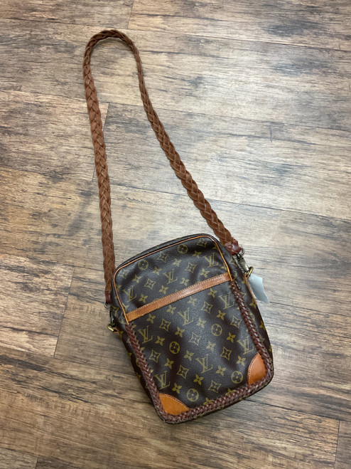 Vist Large View of Product Image Which is Used Louis Vuitton Upcycled Small Leather Handbag