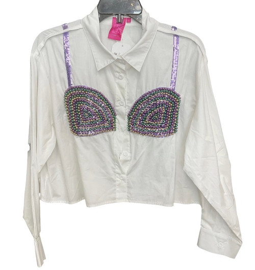 Vist Large View of Product Image Which is Used Unbranded Long Sleeve Top S-4/6