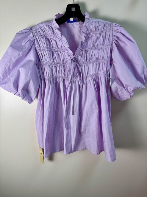Vist Large View of Product Image Which is Used She + Sky Short Sleeve Top S-4/6