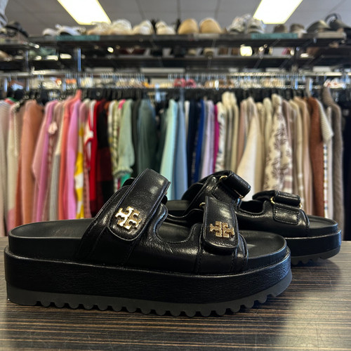 Vist Large View of Product Image Which is Used Tory Burch Wedge Sandals 7