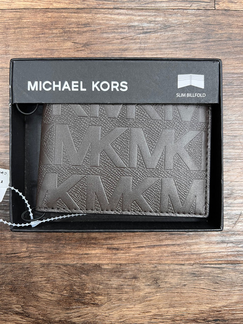 Vist Large View of Product Image Which is Used Michael Michael Kors Mens Leather Wallet