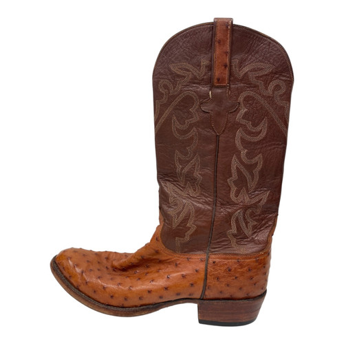Vist Large View of Product Image Which is Used Lucchese ostrich skin Tall Boots 9.5
