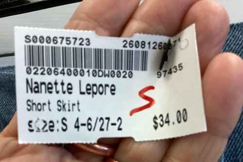 Vist Large View of Product Image Which is Used Nanette Lepore Short Skirt S 4-6/27-28
