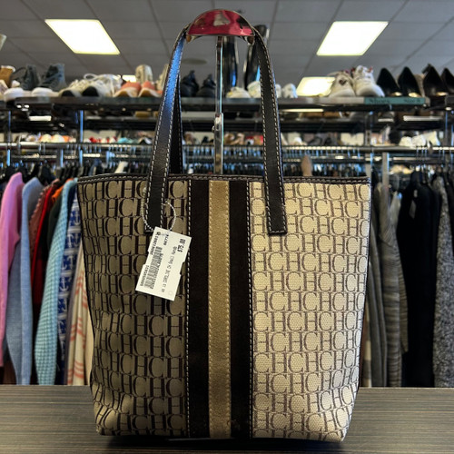 Vist Large View of Product Image Which is Used AS IS Caroline Herrera Small Handbag
