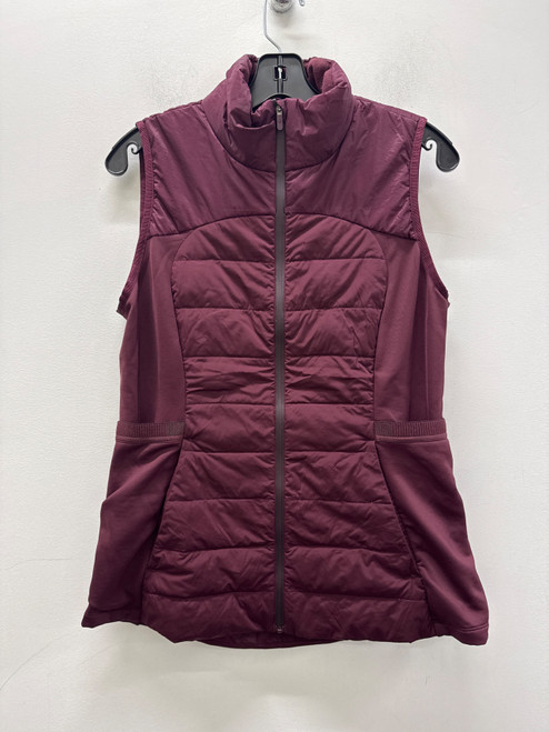 Vist Large View of Product Image Which is Used Maroon Lululemon Athletica Lightweight Vest M-8/10