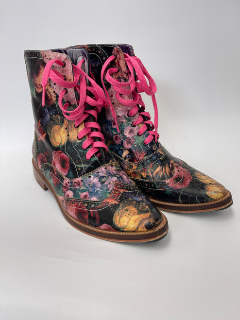 Vist Large View of Product Image Which is Used Irregular Choice Ankle Boots 6.5