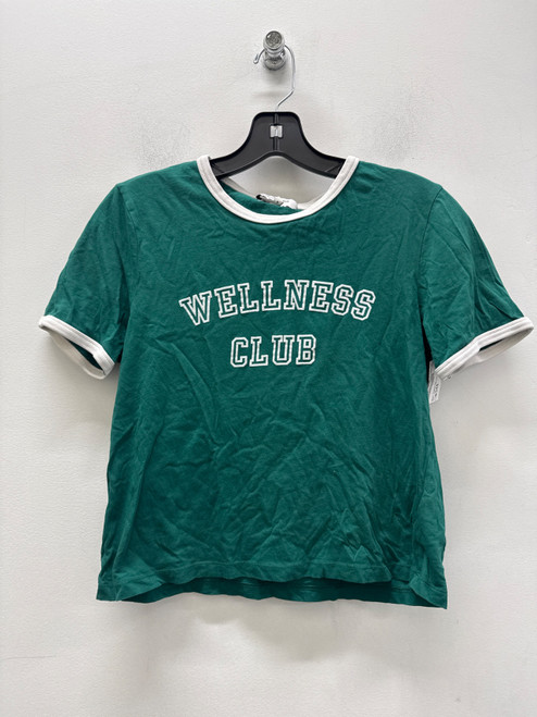 Vist Large View of Product Image Which is Used Sporty & Rich Green Short Sleeve Top S-4/6