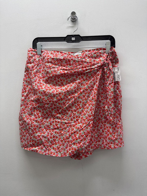 Vist Large View of Product Image Which is Used FRNCH Floral Short Skirt L 12/14