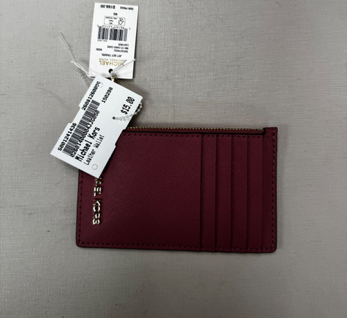 Vist Large View of Product Image Which is Used Michael Kors Leather Wallet