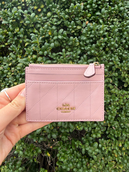 Vist Large View of Product Image Which is Used Coach Leather Wristlet