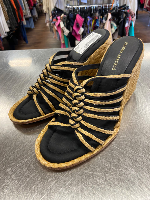 Vist Large View of Product Image Which is Used Paloma Barcelò Wedge Sandals 9.5