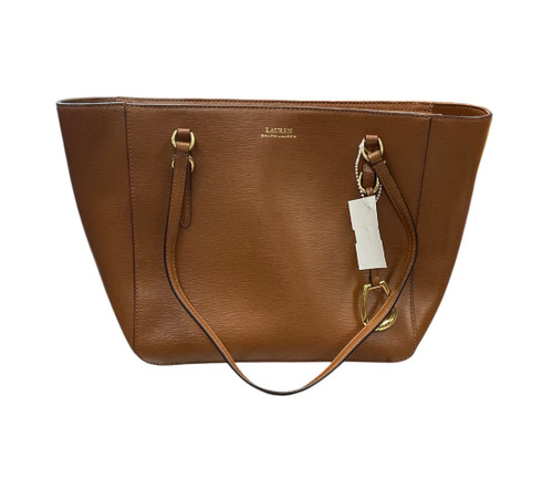 Vist Large View of Product Image Which is Used Lauren Ralph Lauren Large Leather Handbag