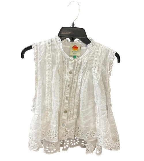 Vist Large View of Product Image Which is Used Farm Rio Sleeveless Top S-4/6