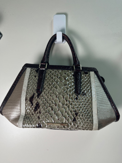Vist Large View of Product Image Which is Used Brahmin Large Leather Handbag
