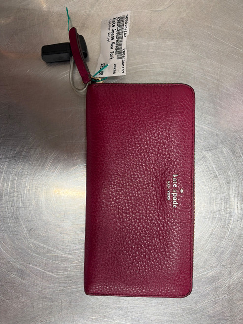 Vist Large View of Product Image Which is Used Pink Kate Spade New York Leather Wallet