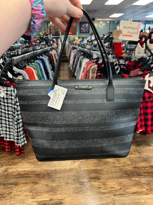 Vist Large View of Product Image Which is Used Kate Spade Saturday Large Leather Handbag