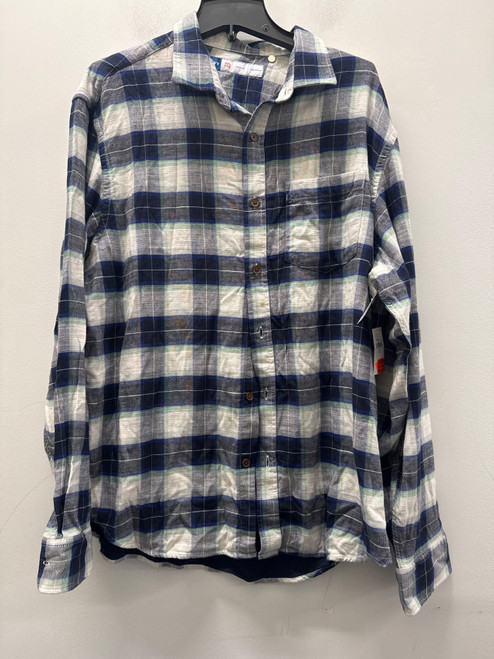 Vist Large View of Product Image Which is Used Green BTS Old Navy Mens Long Sleeve Top 2X/18-18.5