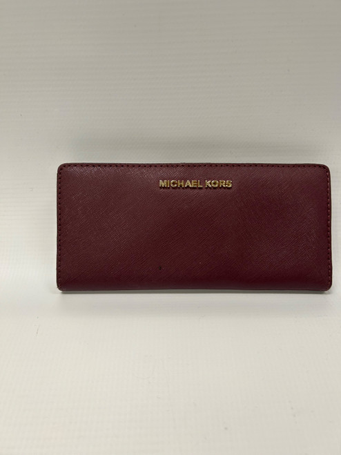Vist Large View of Product Image Which is Used Michael Michael Kors Leather Wallet
