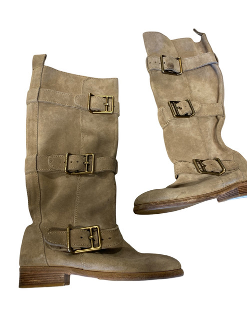Vist Large View of Product Image Which is Used Burberry Tall Boots 6