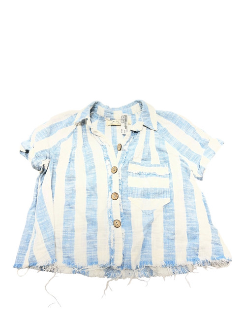 Vist Large View of Product Image Which is Used Free People Short Sleeve Top XS-0/2