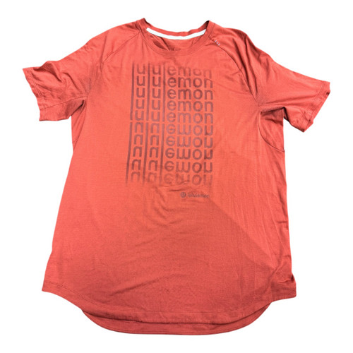 Vist Large View of Product Image Which is Used Lululemon Athletica Mens Short Sleeve Top S/14-14.5
