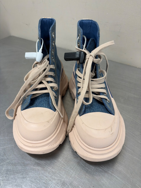 Vist Large View of Product Image Which is Used NWT Denim Alexander Mcqueen Casual Shoes 35.5