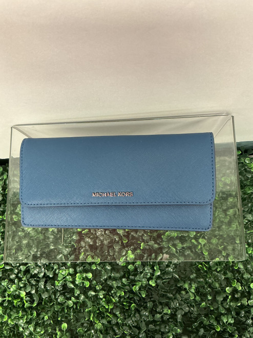Vist Large View of Product Image Which is Used Michael Kors Leather Wallet