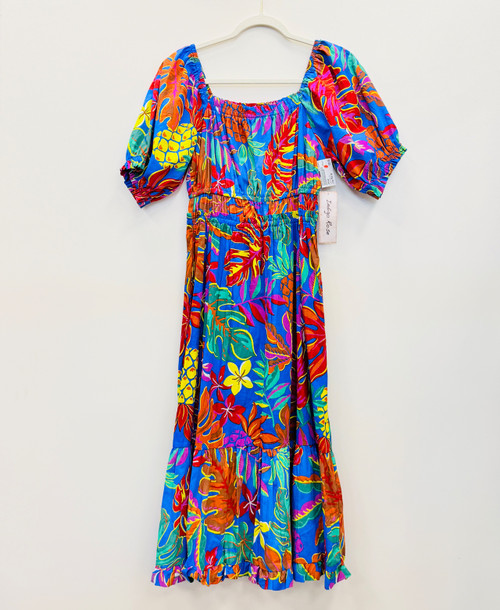 Vist Large View of Product Image Which is Used Indigo Long Dress B M-8/10