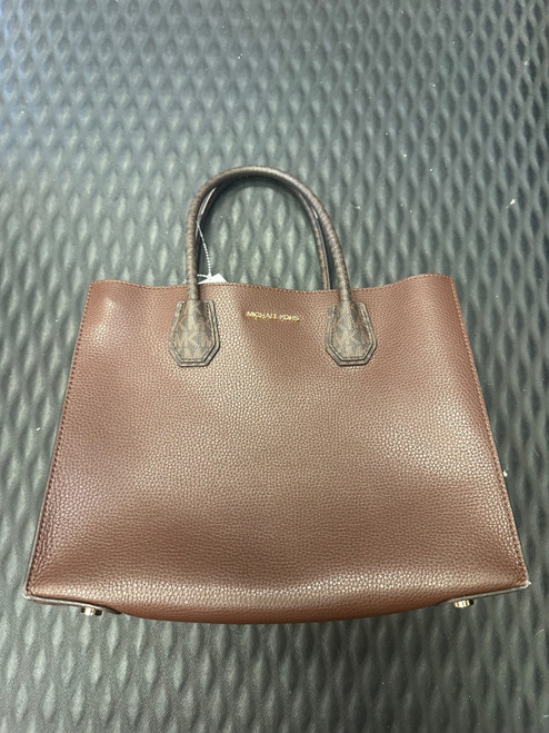 Vist Large View of Product Image Which is Used Michael Michael Kors Large Leather Handbag