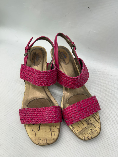 Vist Large View of Product Image Which is Used Lifestride Wedge Sandals 6.5
