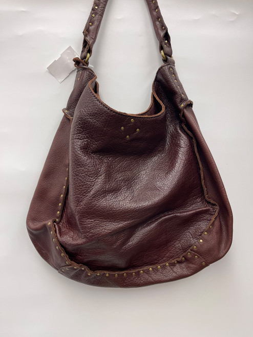 Vist Large View of Product Image Which is Linea Pelle Large Leather Handbag