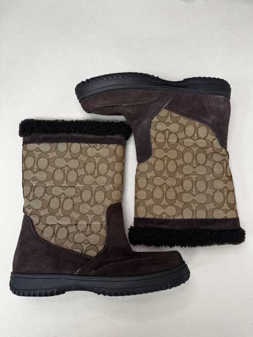 Vist Large View of Product Image Which is Used Coach Ankle Boots 9