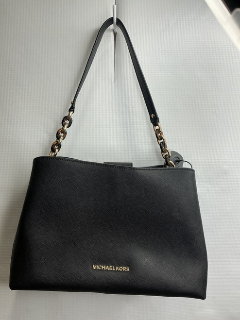 Vist Large View of Product Image Which is Used Michael Kors Leather Handbag