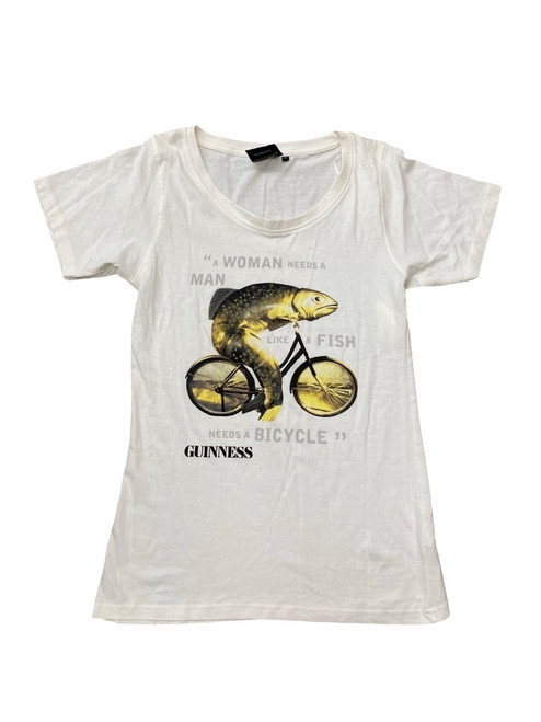 Vist Large View of Product Image Which is Used Guinness T-Shirt M-8/10
