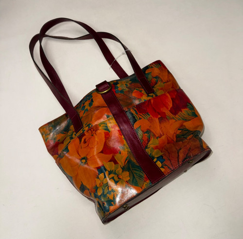 Vist Large View of Product Image Which is Used Patricia Nash Large Leather Handbag