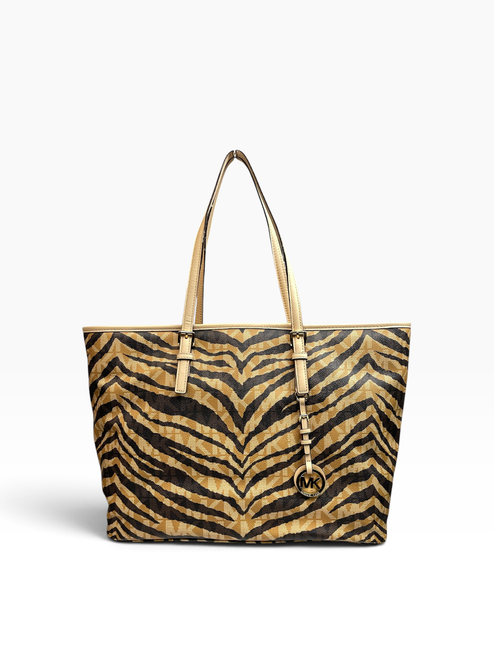 Vist Large View of Product Image Which is Used Michael Kors Xlarge Leather Handbag