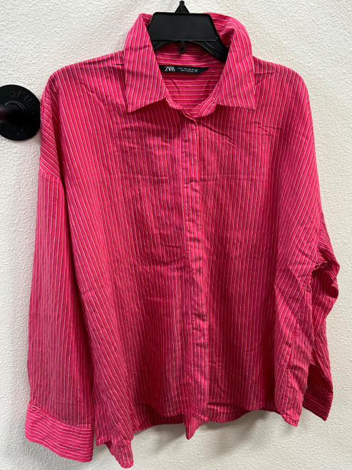 Vist Large View of Product Image Which is Used Zara Long Sleeve Top L-12/14